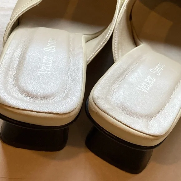 Designer Velez Leather Mules - Picture 2 of 7